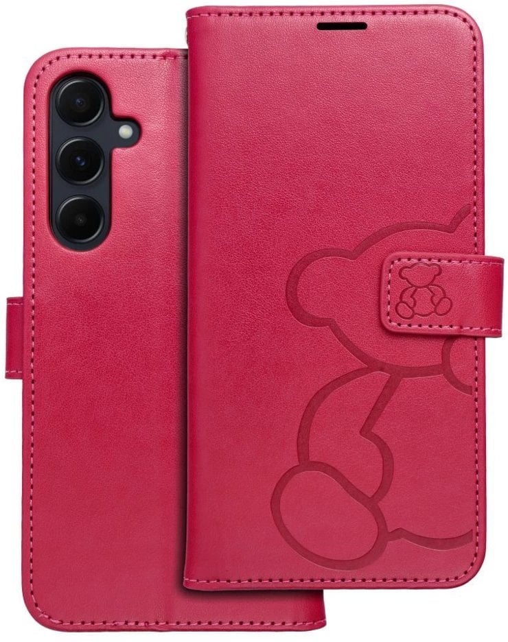 Kabura MEZZO Book do SAMSUNG A55 5G teddy bear magenta