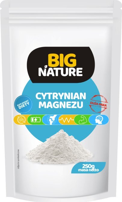 Big Nature Cytrynian Magnezu 250G Suplement Diety - Big Nature