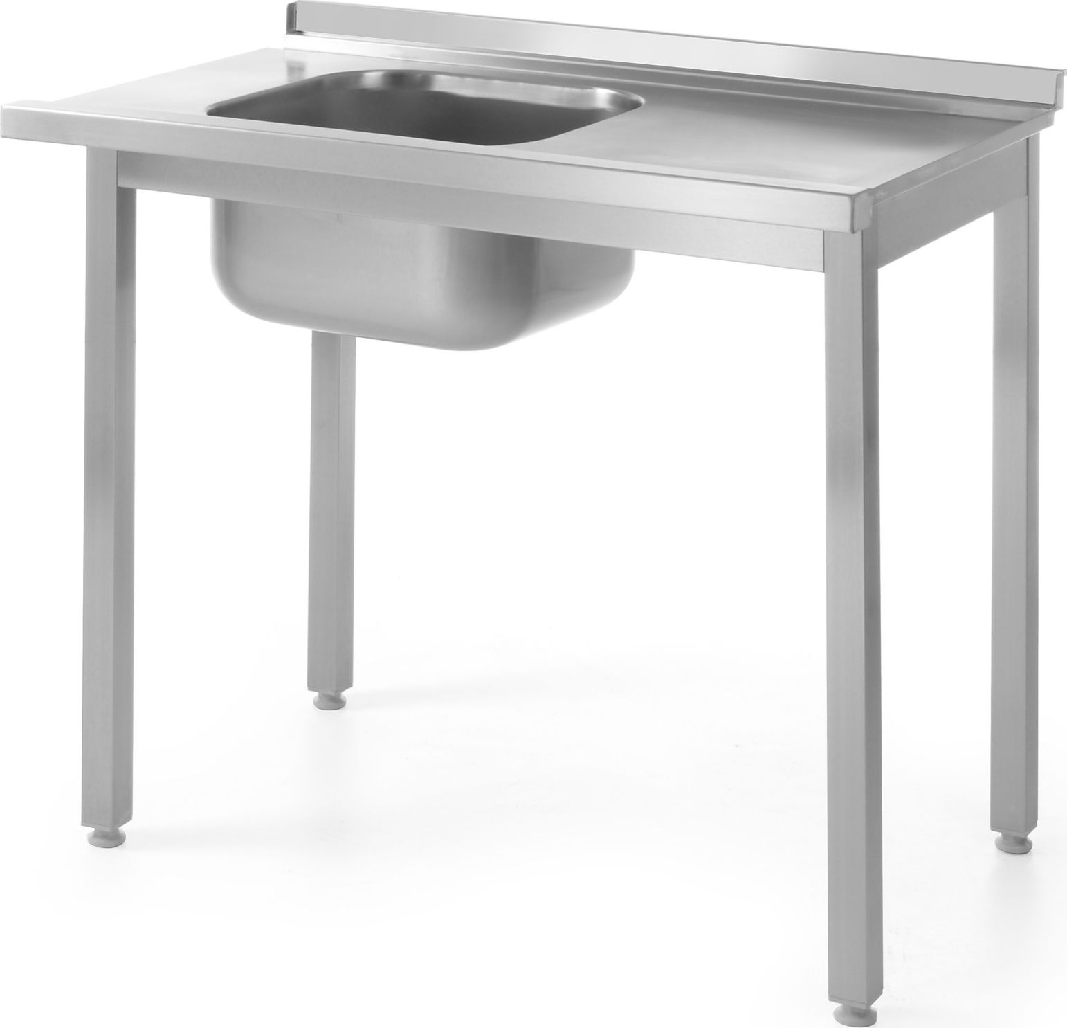 Hendi Stół załadowczy ze zlewem do zmywarki stalowy 100x60cm LEWY - 811917 Stół załadowczy ze zlewem do zmywarki stalowy 100x60cm LEWY - Hendi 811917