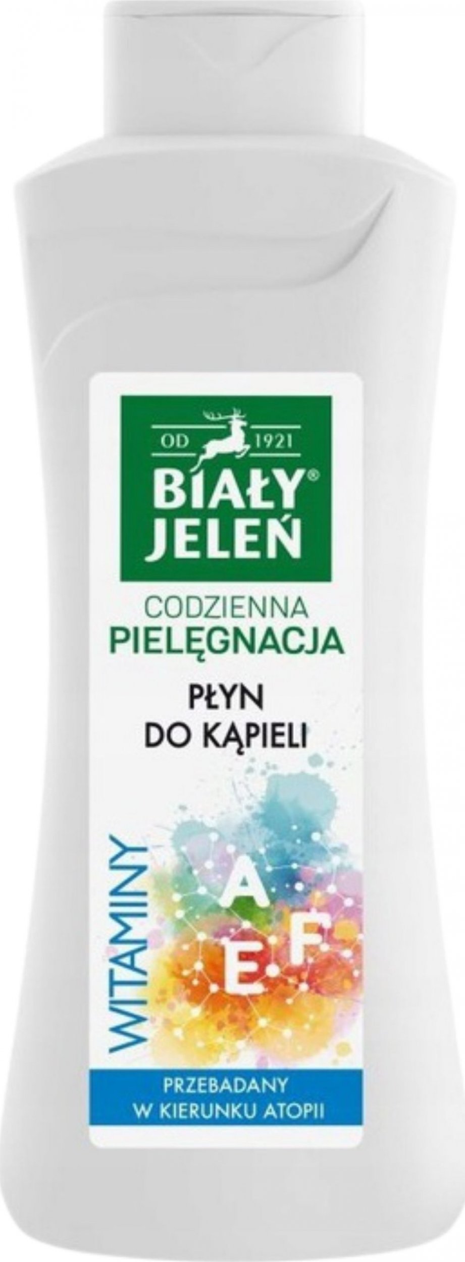 Biały Jeleń Płyn do kąpieli hipoalergiczny z witaminami AEF i pantenolem 750ml