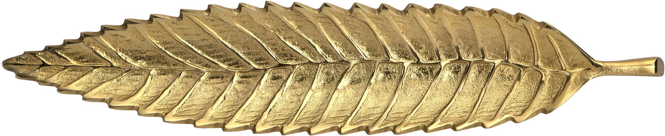 Taca ozdobna patera Liść złoty 50 cm