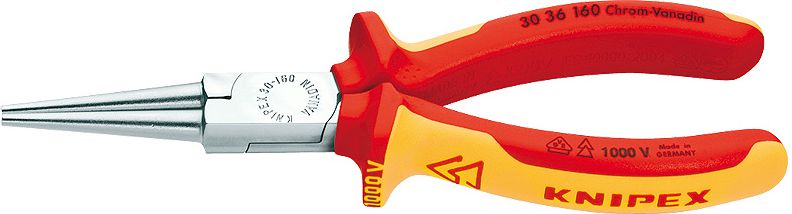 Knipex Szczypce okrągłe wydłużone izolowane 160mm (3036160)