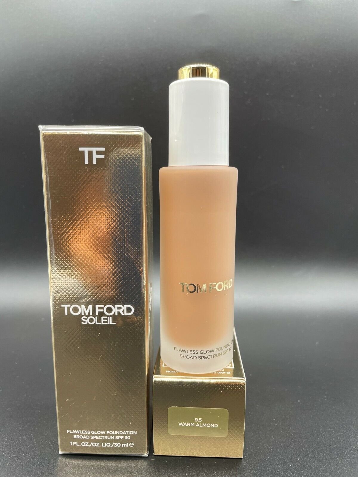 Tom Ford Tom Ford, Soleil, Liquid Foundation, 9.5, Warm Almond, SPF 30, 30 ml For Women