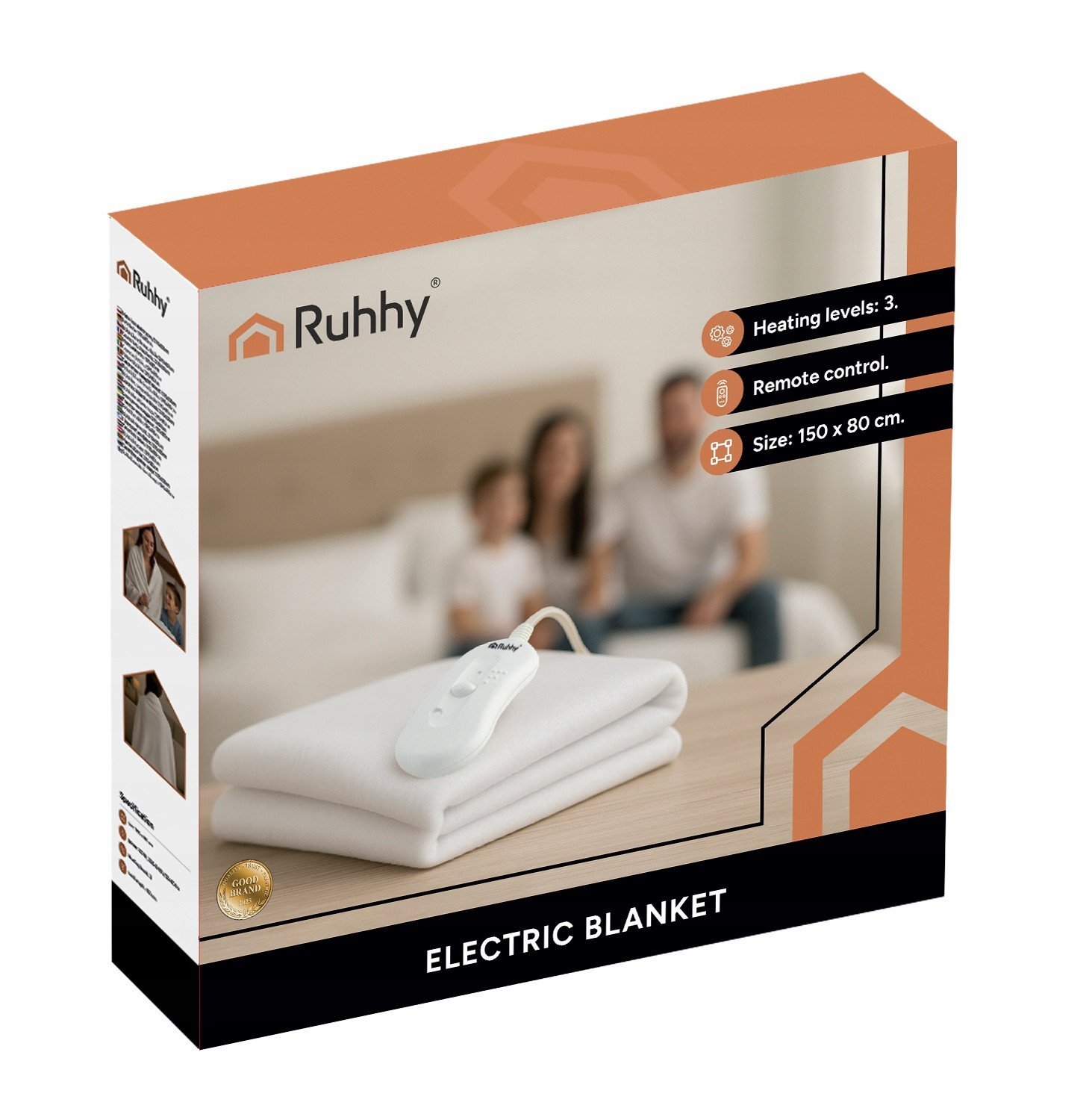 Mata- koc elektryczny 150x80cm Ruhhy 26201