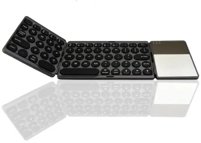 RoGer B033 Compact Bluetooth keyboard with touchpad