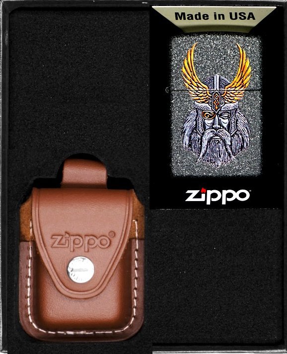 Zestaw ZIPPO Zapalniczka ODIN HEARD DESIGN Prezentowy No2
