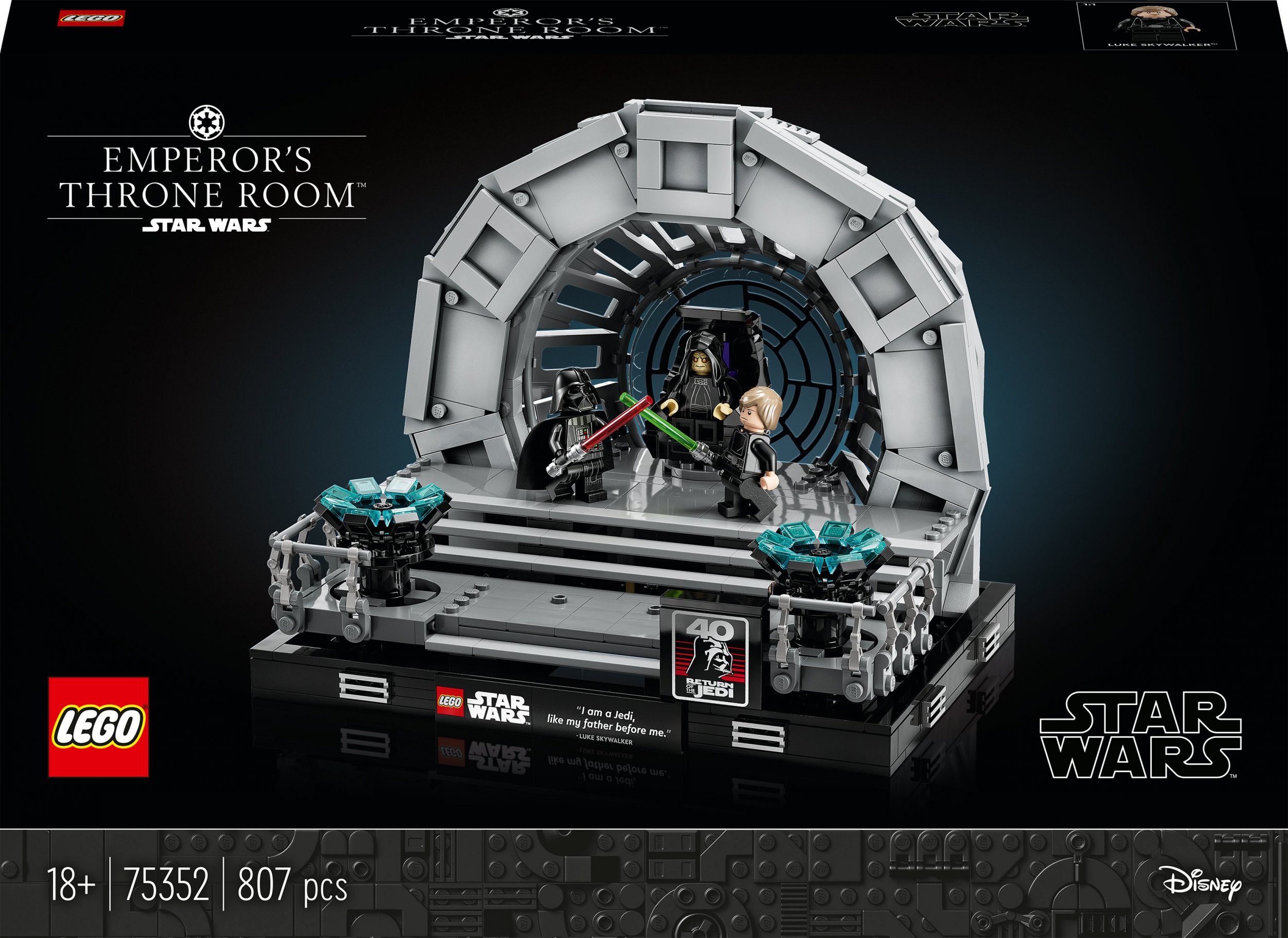 LEGO Star Wars Diorama: Sala tronowa Imperatora (75352)