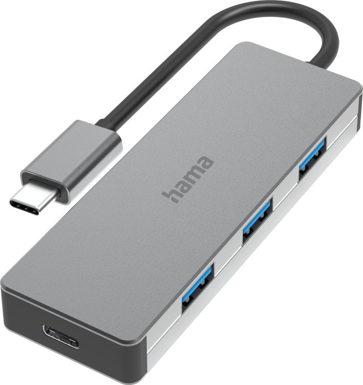HUB USB Hama 1x USB-C PD + 3x USB-A 3.2 Gen2 (002001050000)