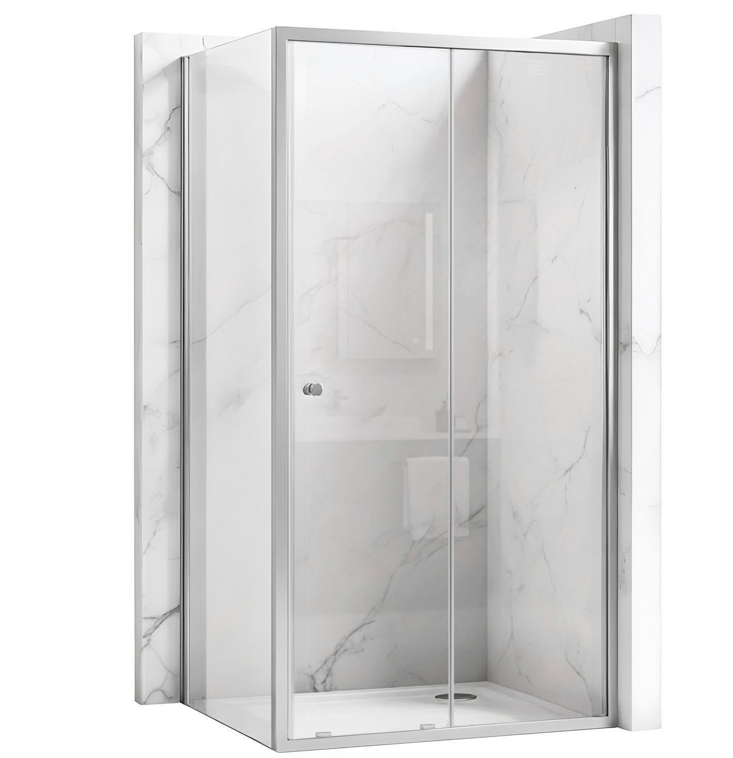 Kabina Prysznicowa Rea Primo Slide 140x100 Chrom