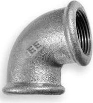 Odlewnia Zawiercie Kolano zwężkowe 90° 5/4 x 1/2" ocynk