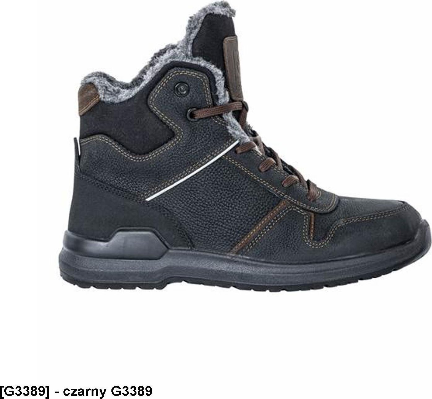 Ardon ARDON MASTERWIN O2 - skólrzane trzewiki, odoodporna cholewka, pasek odblaskowy na cholewce 42