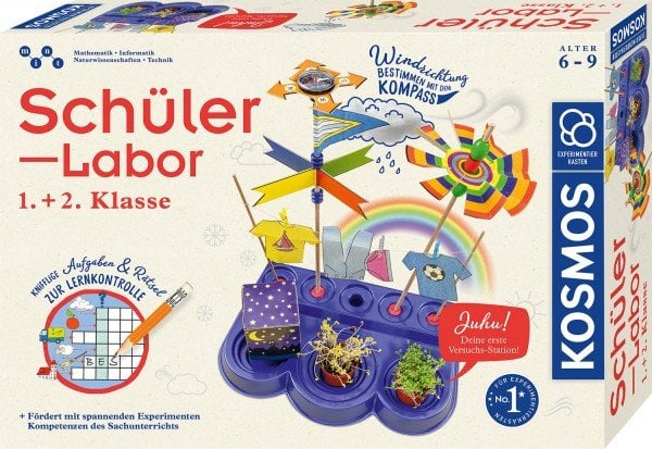 Kosmos Experimentierkasten Schülerlabor Grundschule 1.+2. Klasse