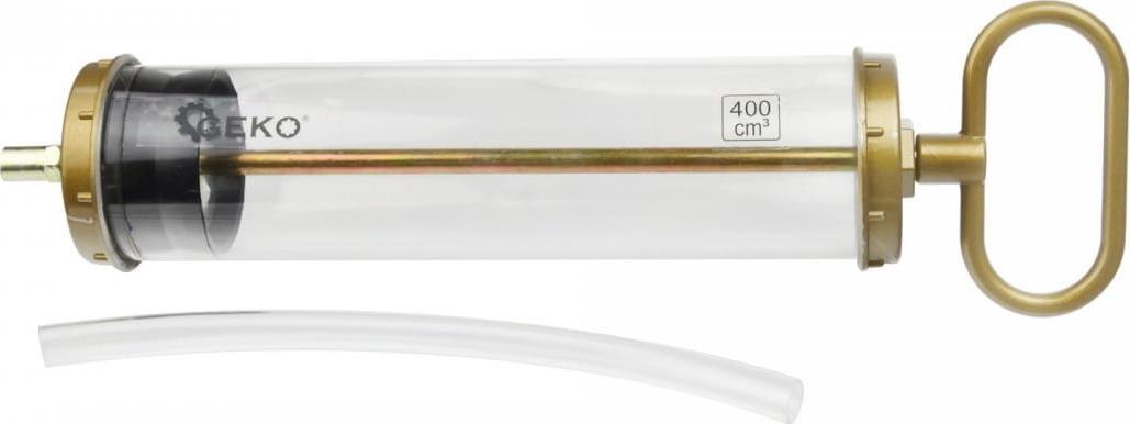 Geko ODSYSARKA-STRZYKAWKA DO OLEJU 400ML + WĘŻYK (20) G01152 GEKO