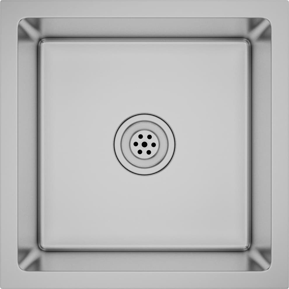 Zlewozmywak vidaXL Ręcznie robiony kuchenny z sitkiem stal nierdzewna