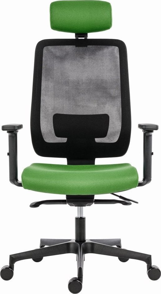 Krzesło biurowe Powerton Powerton Ergonomiczny fotel biurowy Lucie, Zielony