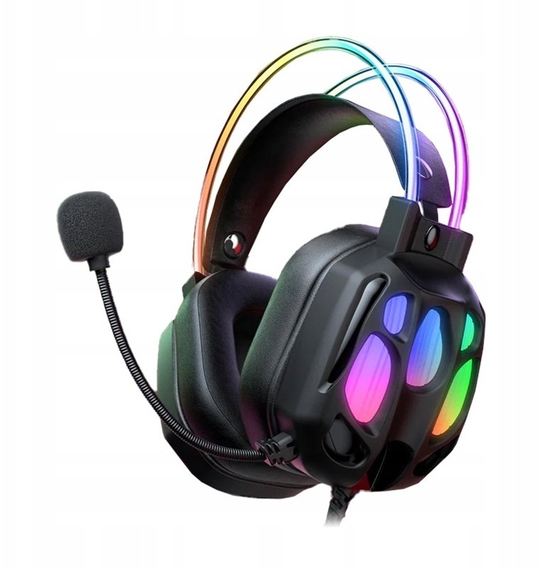 Słuchawki gamingowe czarne ONIKUMA X89