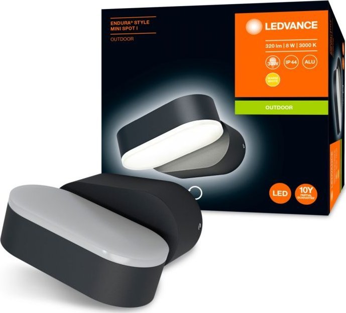 Kinkiet Osram LEDVANCE Kinkiet Ścienny Lampa LED Ruchoma 8W IP44
