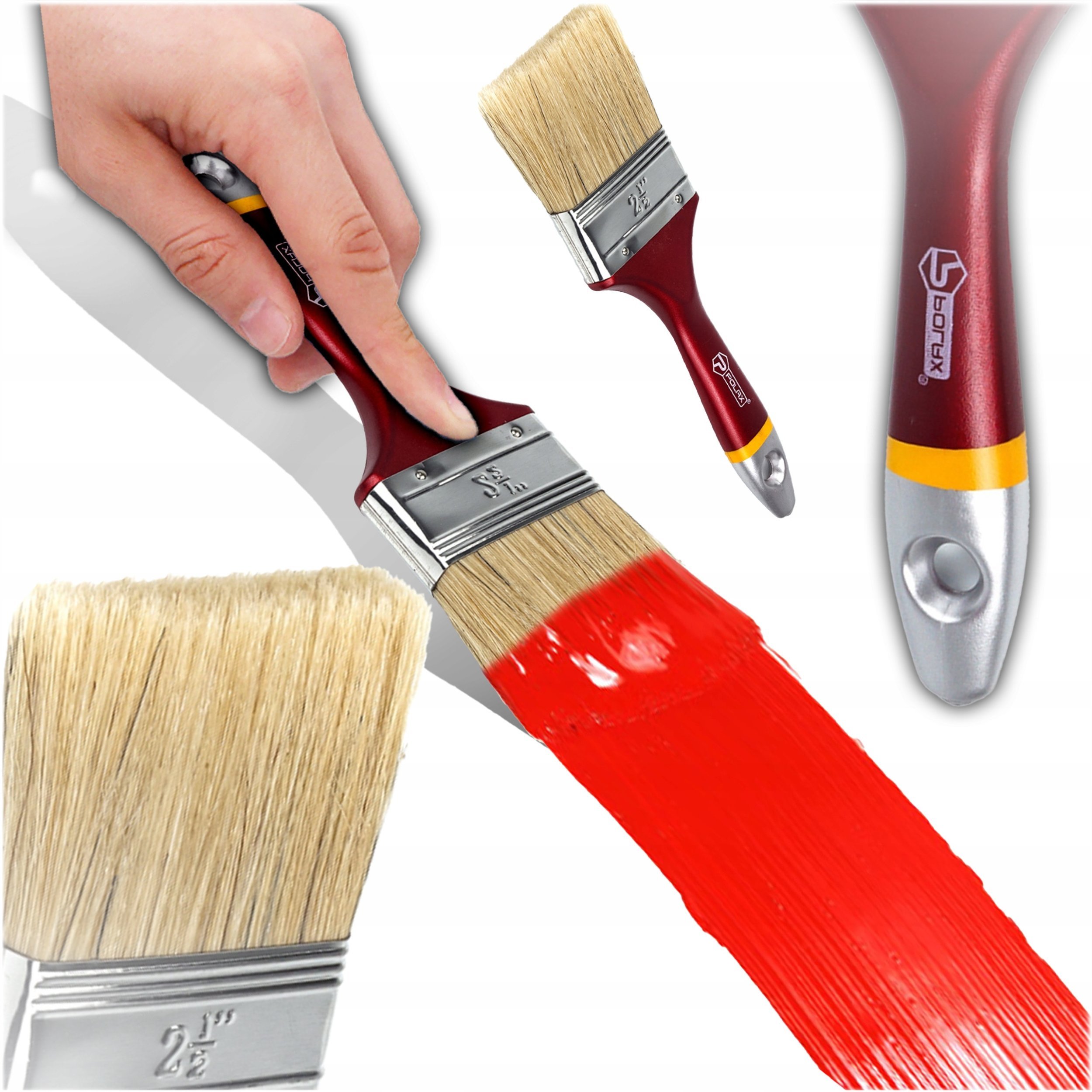 PĘDZEL ANGIELSKI EURO 63mm