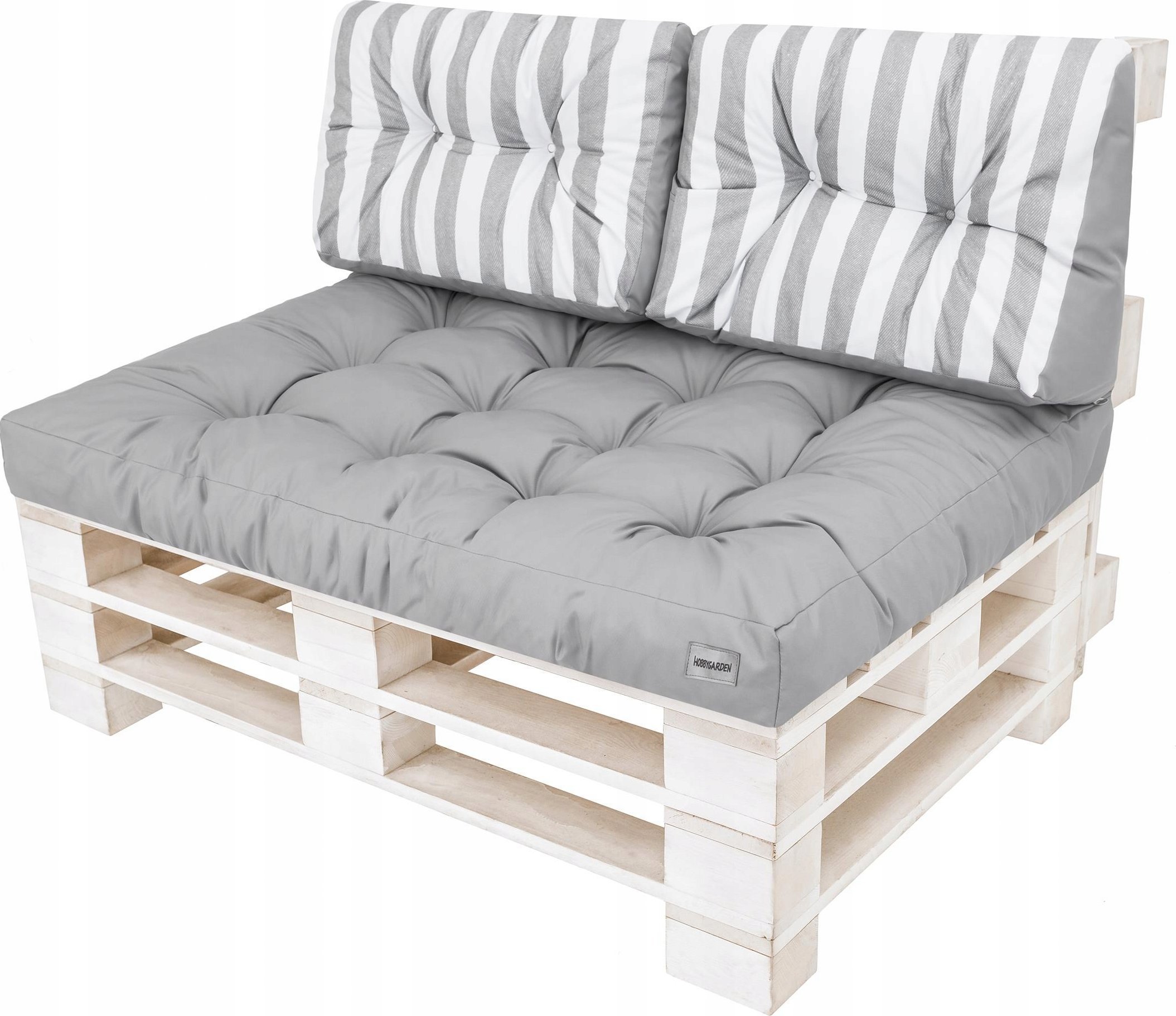 Hobbygarden PODUCHY LEO 1+2 POPIEL Z BIAťYMI PASAMI