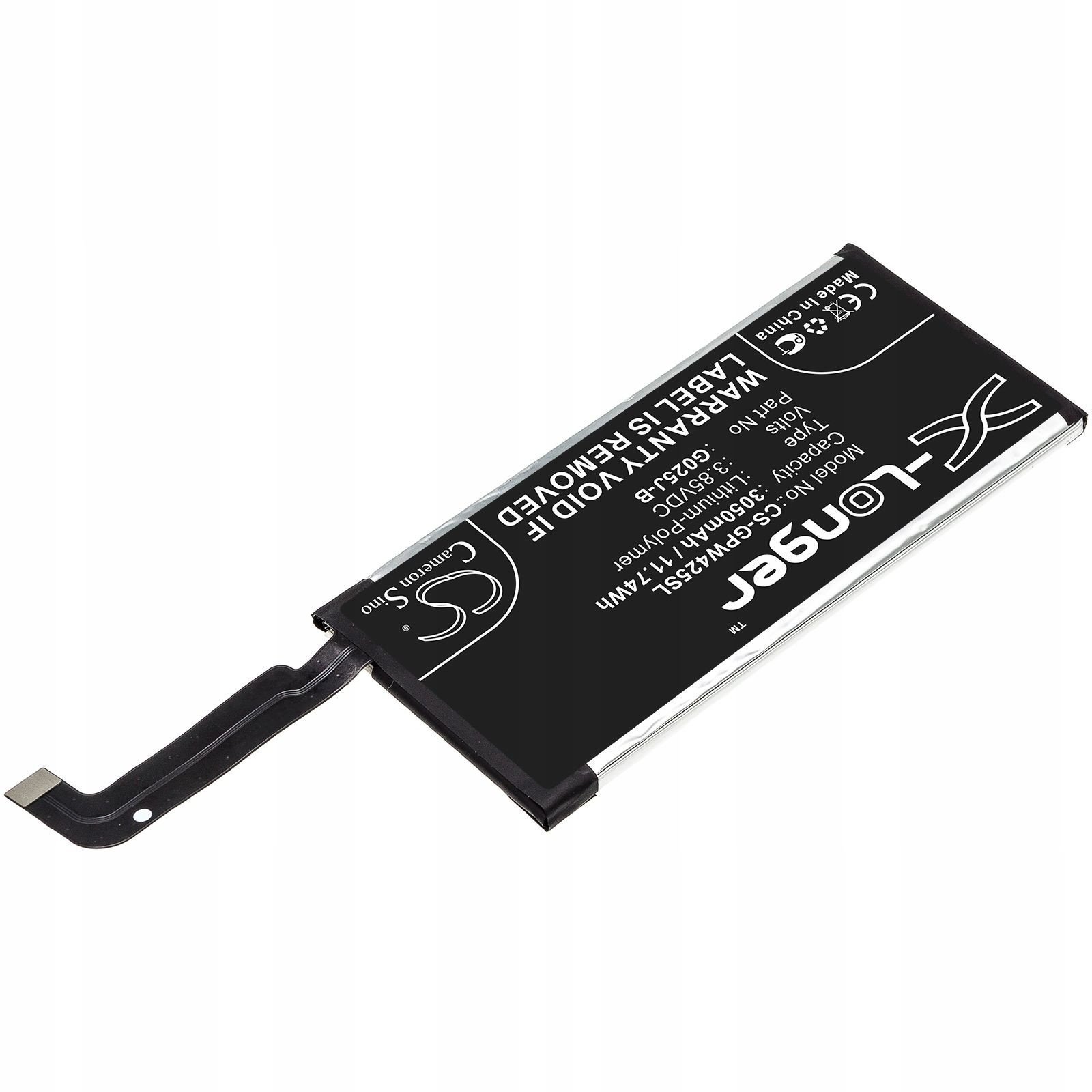 Akumulator Bateria typu G025J-B do Telefonu Google Pixel 4A 4 A 3050 mAh / CS-GPW425SL