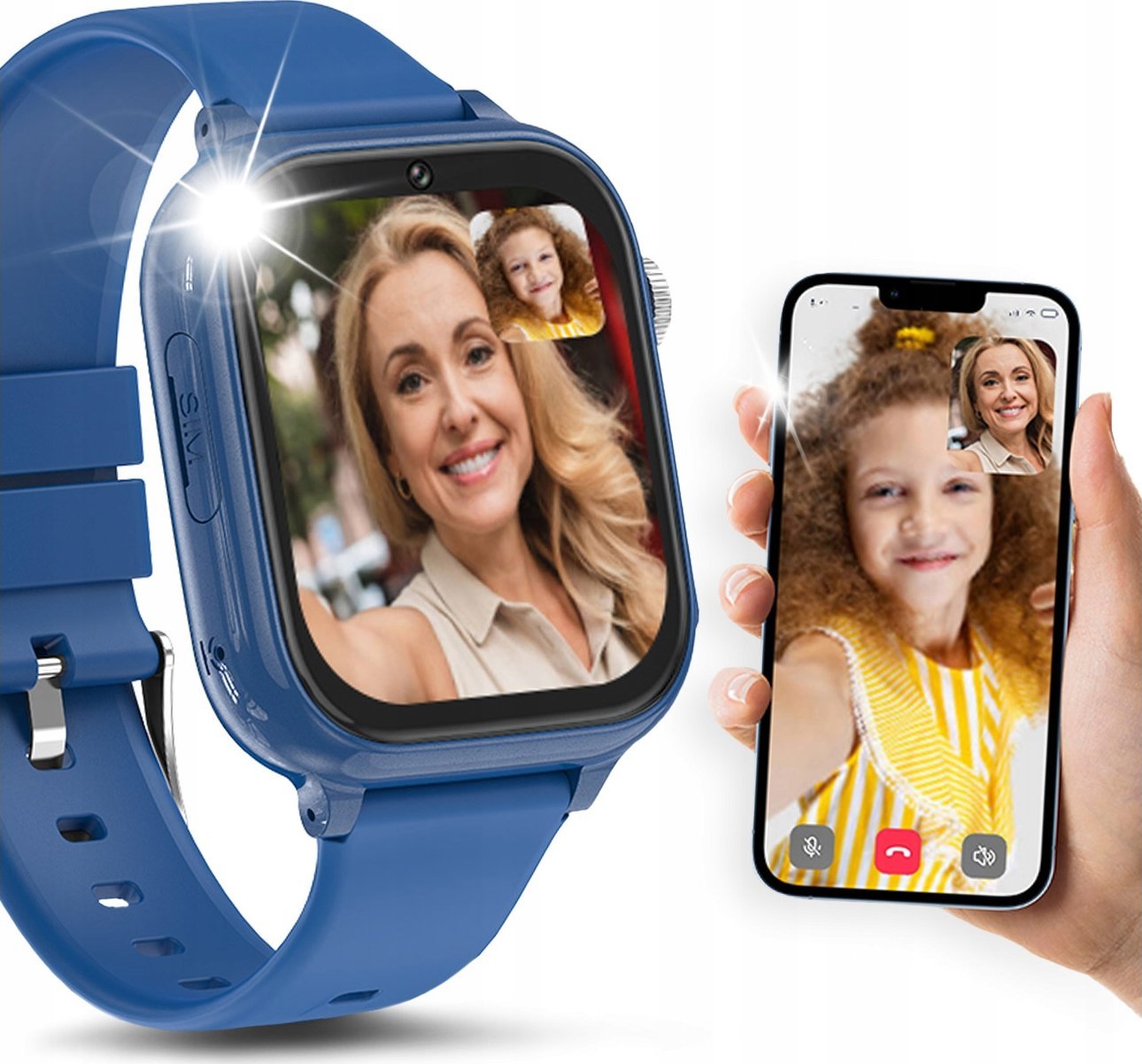 SMARTWATCH DZIECIĘCY LOKALIZACJA GPS WIDEO CZAT YOUTUBE GRY APARAT +PREZENT