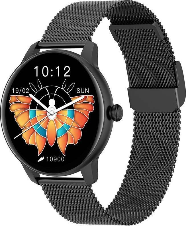 Smartwatch Gino Rossi SW020-2 Czarny (SW020-2)