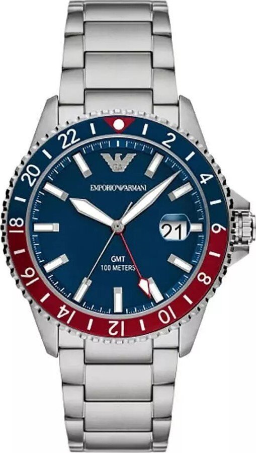 ZEGAREK MĘSKI EMPORIO ARMANI AR11590 - Diver GMT (zi112b)
