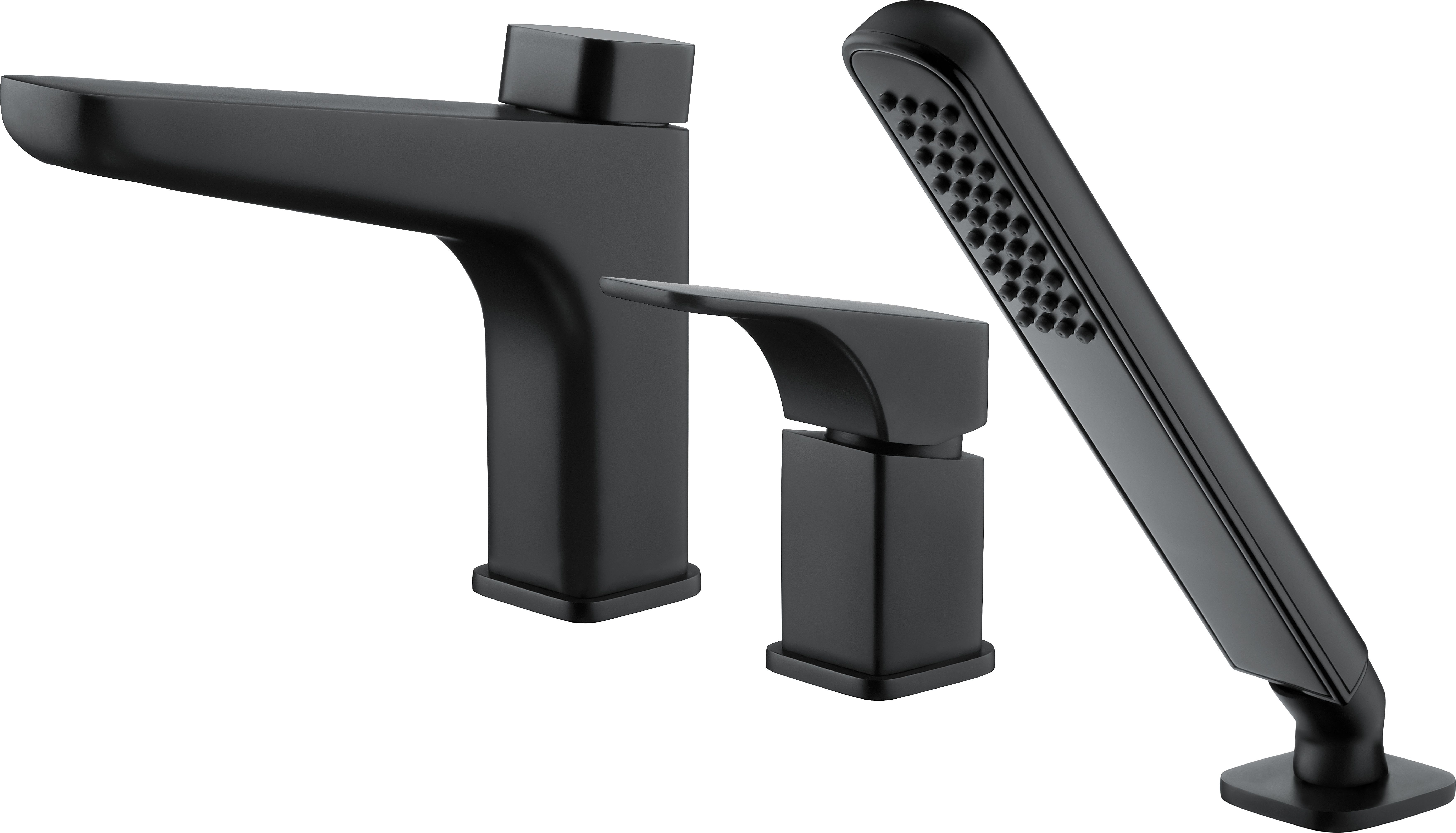 Bateria wannowa Deante BAT. HIACYNT NERO WANNOWA 3-OTWOROWA