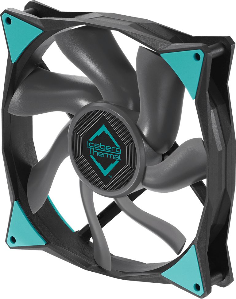 Wentylator Iceberg IceGALE Xtra 140 mm Czarny (ICEGALE14D-C0A)