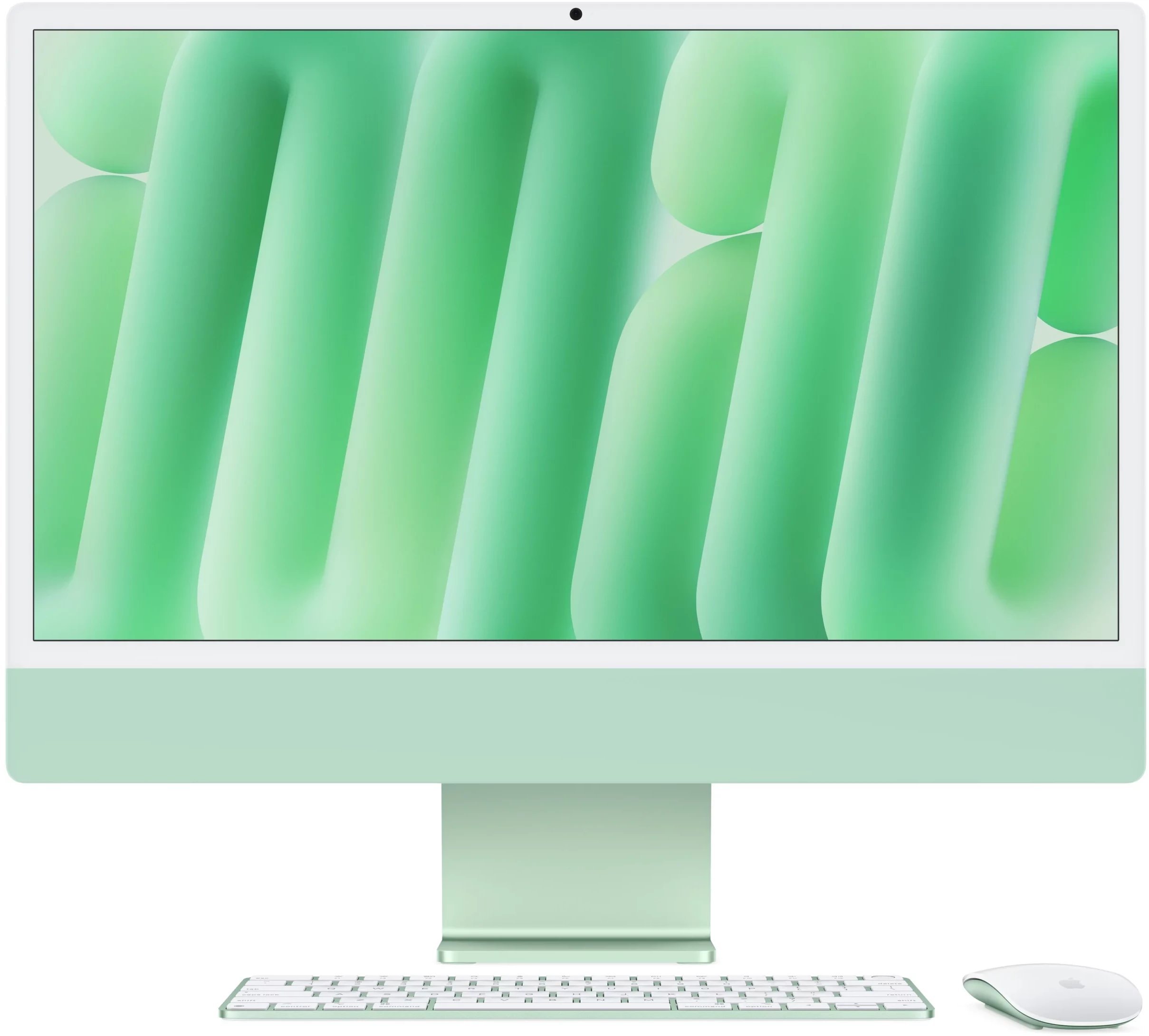 APPLE iMac Z1EN 59,62cm 23,5Zoll Standardglas M4 10C CPU/10C GPU/16C N.E. 16GB 512GB SSD Gbit Eth MM NumKey TID DE Gr�n