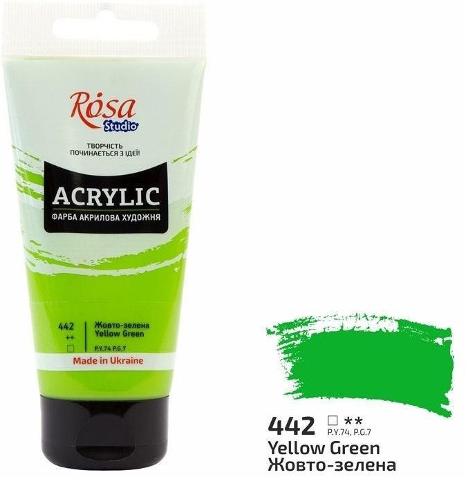 Farba akrylowa yellow green 442 75ml