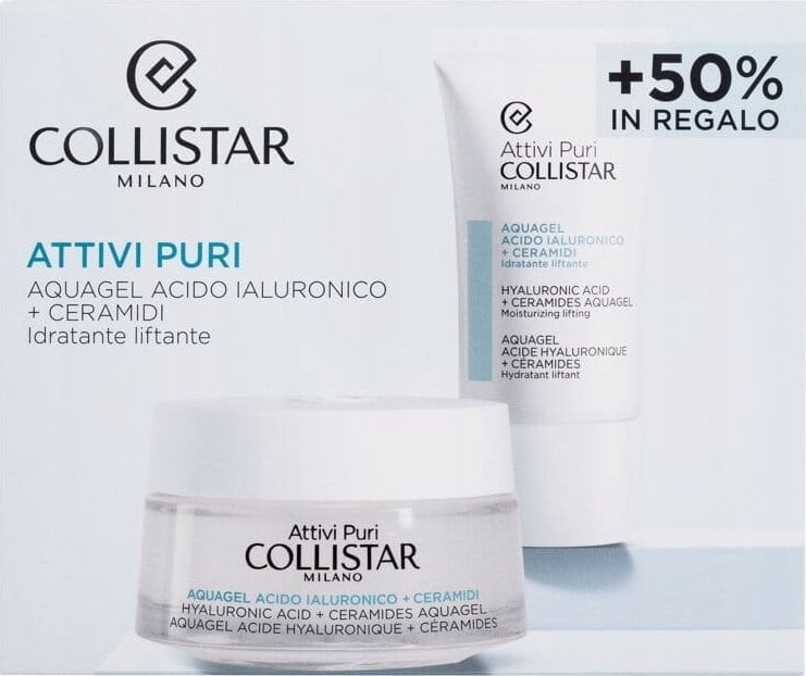 Collistar COLLISTAR SET (ATTIVI PURI HYALURONIC ACID+CERAMIDES AQUAGEL 50ML + HYALURONIC ACID+CERAMIDES AQUAGEL MOISTURIZNG LIFTING 25ML)