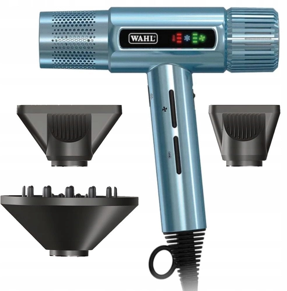 Suszarka do włosów WAHL 4321-0472 Vanquish COOL BLUE z jonizacją PRO