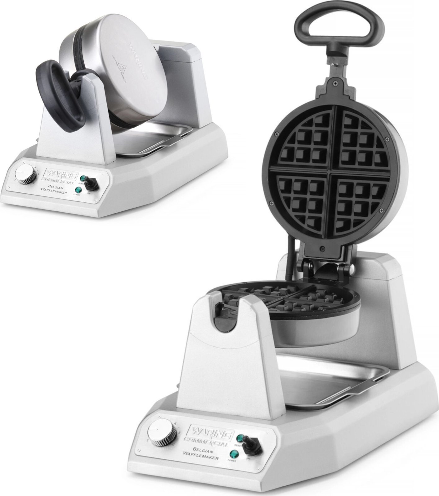 Hendi Gofrownica obrotowa do gofrów belgijskich z wyjmowanymi płytami 17 x 17 cm 1200 W Gofrownica obrotowa do gofrów belgijskich z wyjmowanymi płytam