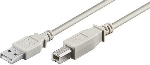 Kabel USB Goobay USB-A - micro-B 1.8 m Szary (68712)
