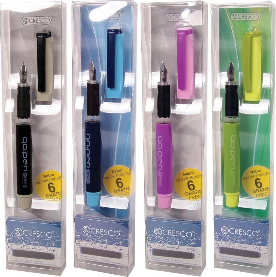 Cresco Pióro wieczne Go Pen Colors + 6 naboi mix