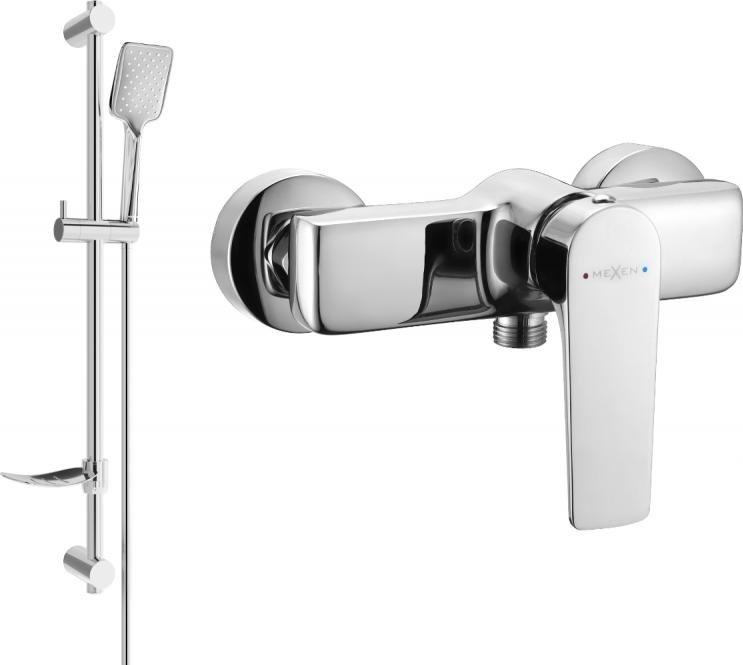 Bateria prysznicowa Mexen Mexen Lynx DF62 bateria prysznicowa z zestawem prysznicowym, chrom - 74594DF62-00
