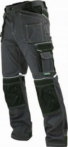 Stalco Spodnie robocze ochronne czarno-szare XXL