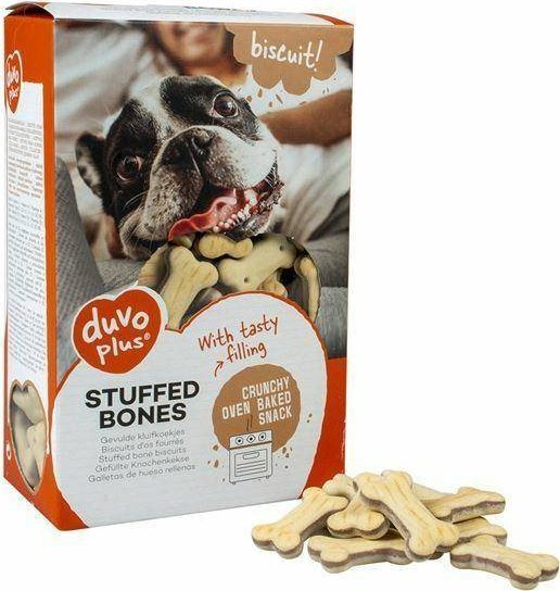 Duvo+ Duvo+ Ciastka Dla Psów Nadziewane Kosteczki 500g