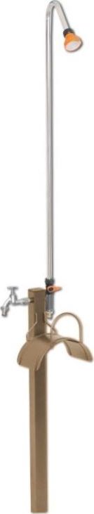 Bradas Zestaw na stojaku - prysznic, kran ogrodowy, wieszak na wąż (1585)