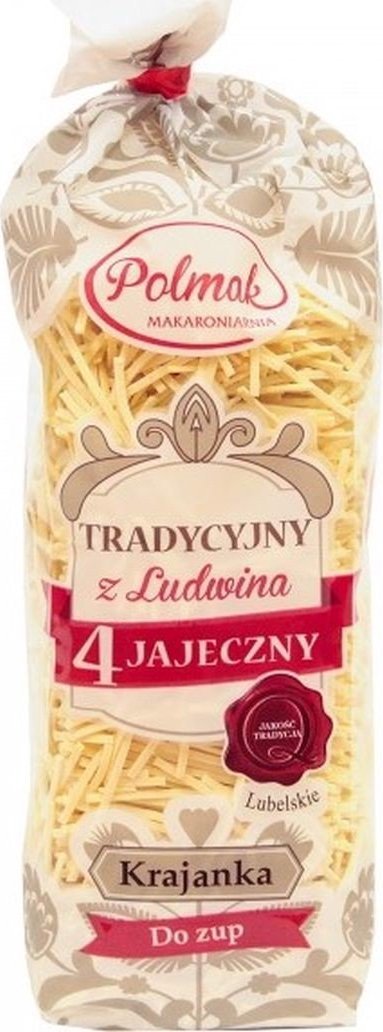 Pol-Mak Polmak Makaron Tradycyjny 4 jajeczny krajanka 250 g