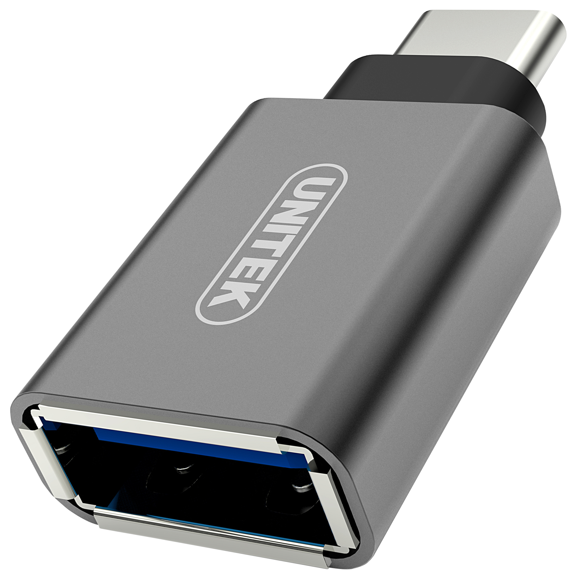 Adapter USB Unitek USB-C - USB Srebrny (Y-A025CGY)