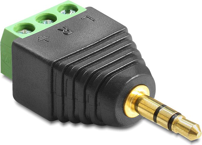 Adapter AV Delock Terminal Block czarny (65419)