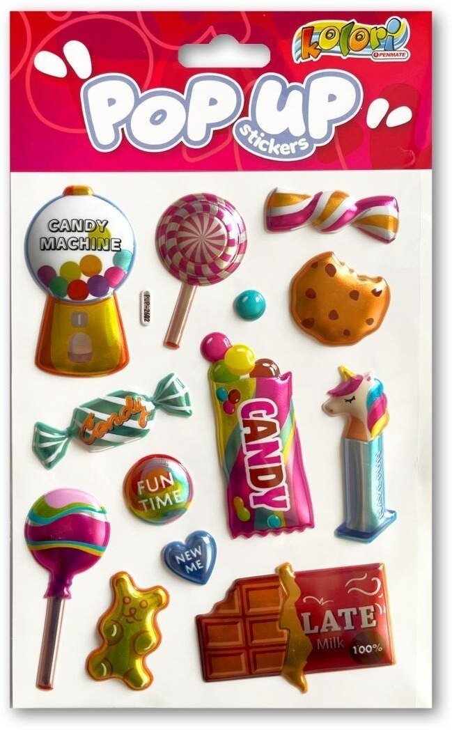 Naklejki metaliczne Candies