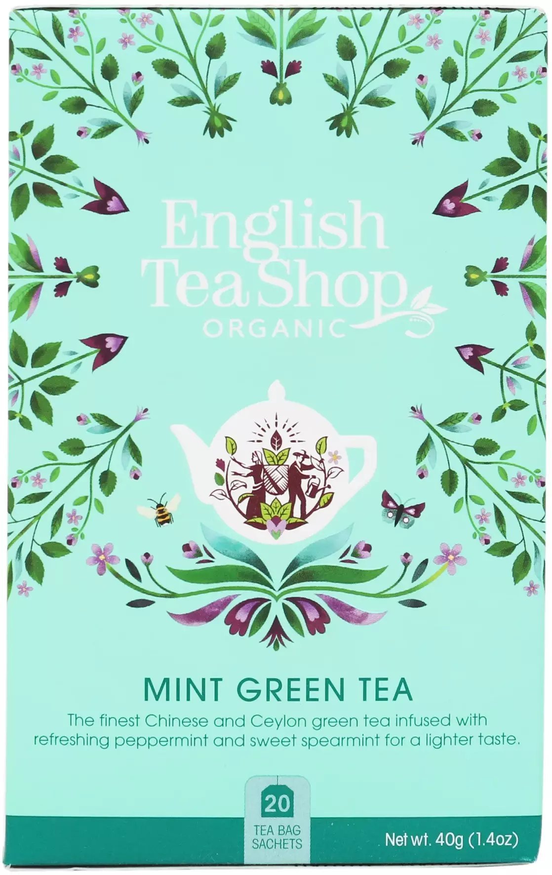 English Tea Shop Herbata zielona Mint Green Tea 20 saszetek