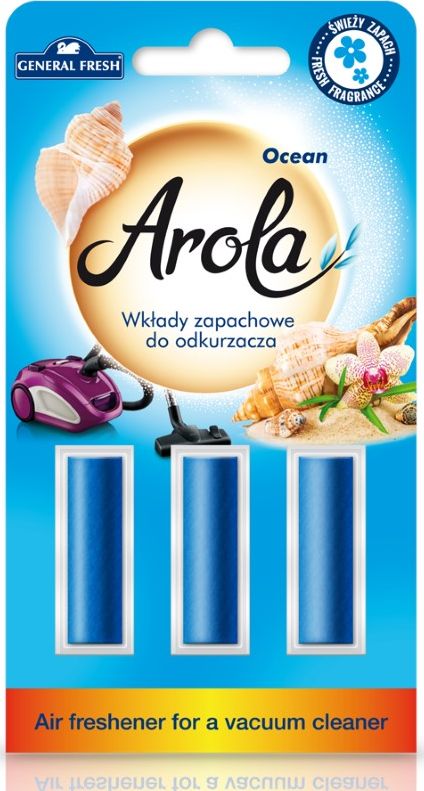 Arola Arola Pałeczki odświeżające do odkurzacza Ocean