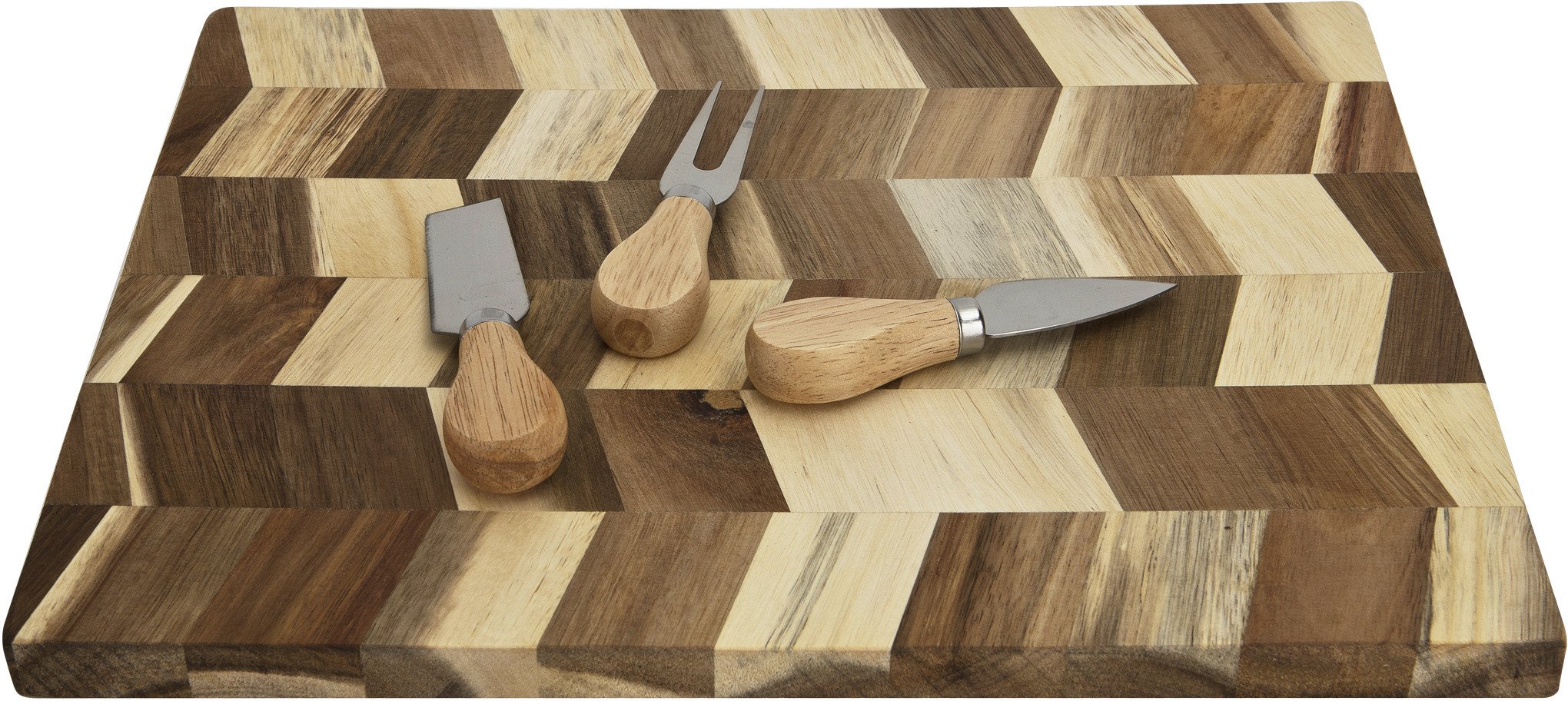 Deska akacjowa do serów z nożami MPL79780