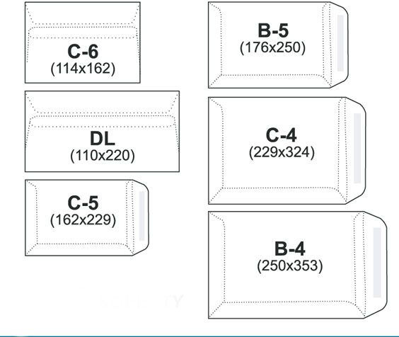 NC Koperty KOPERTA C-6 BIAŁA SK O L 25SZ. (11021300/25)