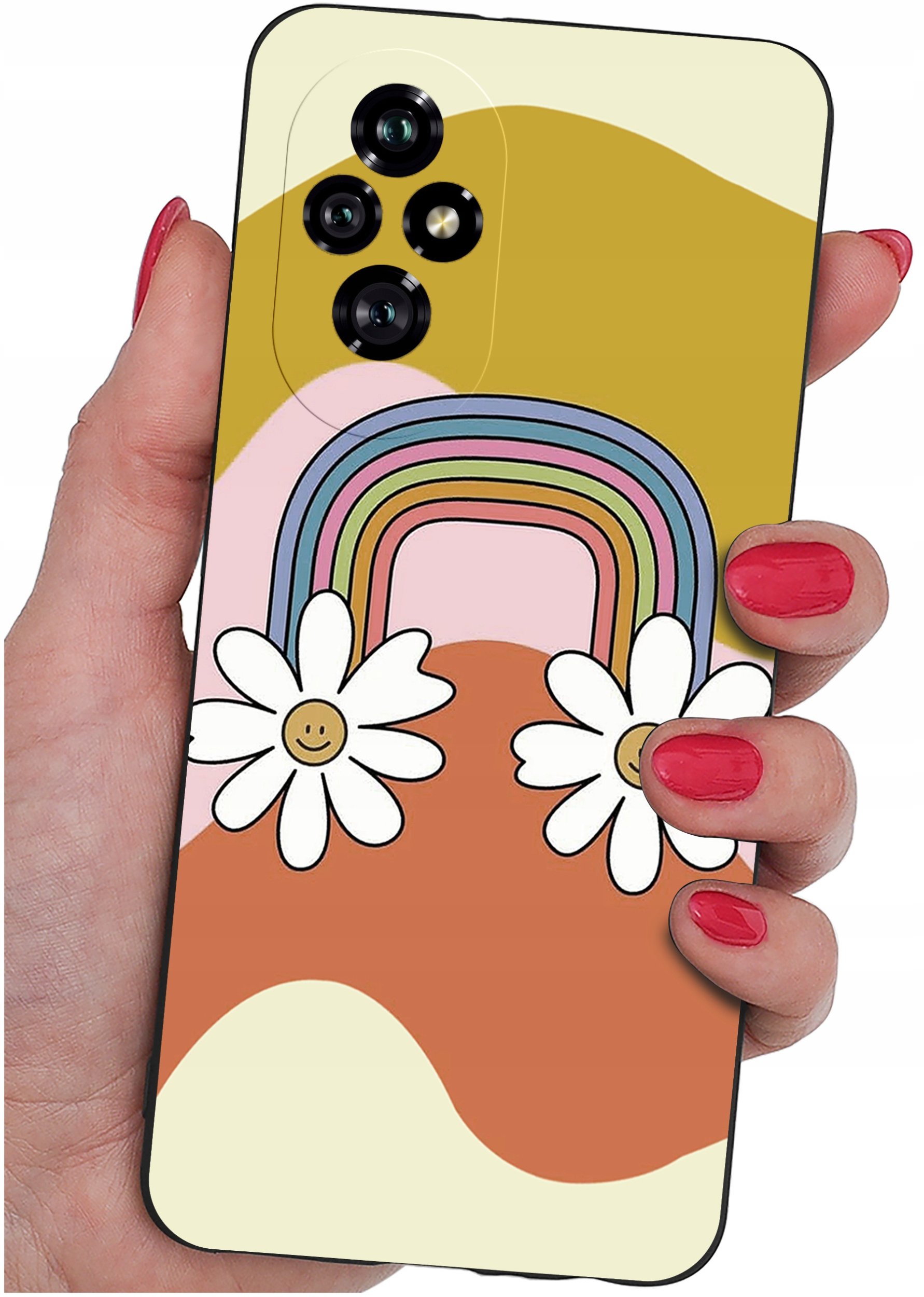 ETUI do Honor 200 5G | WZORY | SILIKONOWE MATT CASE + SZKŁO 9H