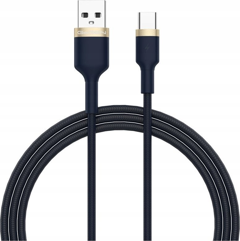 Kabel USB GoGEN USB-A - USB-C 1 m Niebieski